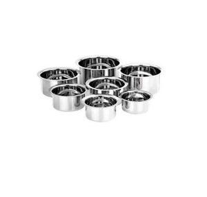 Olla india de acero inoxidable con base de inducción, base gruesa, construcción de alta resistencia y diseño duradero, perfecta para cocinar. - Product Image 2