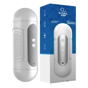Tise Aircraft Cup - Juguete Sexual Masculino Eléctrico Inteligente con Vibración Multifrecuencia y Simulación de Doble Canal para Masturbación - Product Image 4