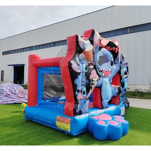 Commercial <b>Inflatable</b> Cartoon Jumping Castle <b>Inflatable</b> Bounce House with Slide Combo PVC Bouncy Castle for Kids and Adults - Product Image 4