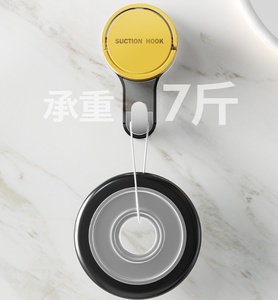 2026 Powerful Vacuum Suction Cup <b>Hooks</b> Heavy Duty Removable Reusable Waterproof Wall Hanger For Bathroom Kitchen Towel Robe No D - Product Image 5