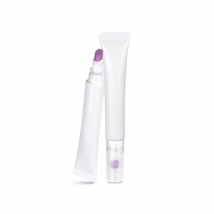 Tubo de Plástico Suave Blanco/Rosa al por Mayor, 16mm de Diámetro, 55/73mm de Longitud, Tubo Aplicador de Aceite Labial con Tapa Transparente, Empaque <span class=keywords><strong>Auber</strong></span> - Product Image 1