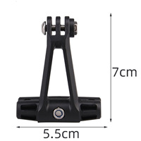 Klip Pengunci Rel Sadel Sepeda Praktis dengan Sekrup Penstabil untuk Gopro Yi Sargo Action Camera Cushion Light Rack