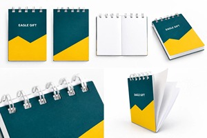 Customized Spiral Notebook with Gold or Black Wire Binding Perfect for Personal or Business Use - Product Image 5