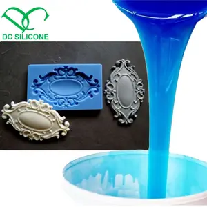 Low Shrinkage Liquid RTV2 Silicone Rubber With Hardener For Making Concrete Molds