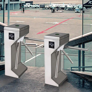 An ninh cao Tripod cửa quay thông minh kiểm soát truy cập 304 thép không gỉ cho người đi bộ swing rào cản - Product Image 5