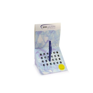 ขาตั้งโชว์สินค้าแบบพับได้ 3 ชั้น ทำจากกระดาษแข็ง สำหรับขนตาปลอมและเครื่องสำอางอายแชโดว์ รุ่นใหม่ ปรับแต่งได้ ใช้สำหรับวางบนเคาน์เตอร์ PDQ เพื่อการโฆษณา - Product Image 2