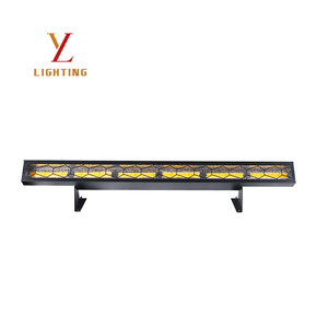 Lumière linéaire à <span class=keywords><strong>6</strong></span> LED à effet rétro COB Jaune doré RGB 3IN1 Stroboscope DMX512 RDM IP20 Éclairage de scène DJ - Product Image 3