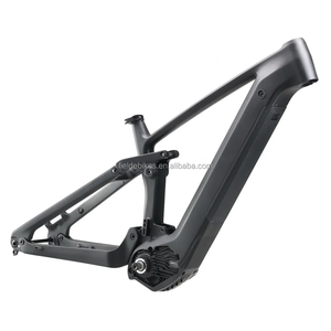 Telaio per bicicletta elettrica a metà azionamento leggero Bafang M510 M560 Motor <span class=keywords><strong>Karbon</strong></span> 29er * 2.6 "a sospensione totale telaio MTB elettrico in carbonio - Product Image 3