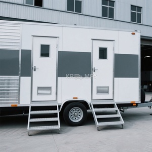 Outdoor Vip Mobile Luxury Car Salle de bain Toilettes Douche Remorque extérieure personnalisée Toilettes remorques Toilettes portables - Product Image 1