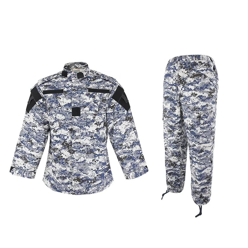 KMS fabricants en chine Camouflage ACU uniforme tactique avec Design numérique ACU Digital Jungle uniforme