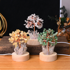 ต้นไม้คริสตัลนำโชคคุณภาพสูงสำหรับตกแต่งบ้าน ขายส่ง - Product Image 2
