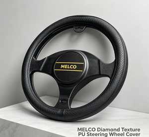 Housse de <span class=keywords><strong>volant</strong></span> de voiture MELCO populaire, toutes saisons, en cuir PVC, absorbant la transpiration, antidérapante, compatible OLIVER, Geely A1, BMWW TT, A4 - Product Image 1
