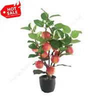 Nearly Natural Indoor Decoration Landscape Fake Plant Plastic Fruit Artificial Apple Tree
