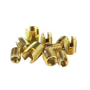 Thép không gỉ Tự Khai thác ỐNg Lót vít tay áo M4 bên trong và bên ngoài răng rãnh Nut cho ép nhựa moldin - Product Image 2