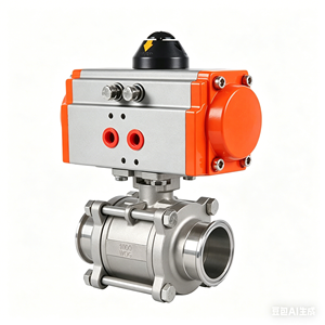 Venta de Liquidación COVNA B2B: Válvula de Bola Neumática de Acero Inoxidable DN25 1 pulgada AC220V con Conexión Tri-Clamp de Tres Piezas - Product Image 6