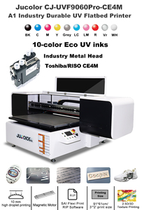 Impresora UV Plana Jucolor 9060 CE4M A1 ECO con Tinta UV LED para <span class=keywords><strong>la</strong></span> Industria del Cuero y Cartón, Duradera - Product Image 2