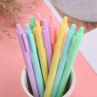 Stylo bille Y620 en plastique recouvert de caoutchouc, 0,5 mm, multicolore, macaron, mignon, coloré, idéal pour le bureau et l'école
