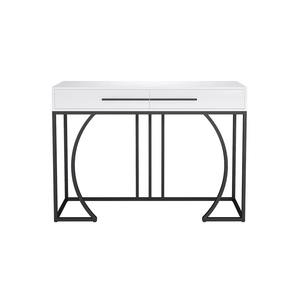 Mesa de consola de manicura de lujo moderna italiana, pared larga Simple, sala de estar, puerta de entrada, porche, gabinete de Metal para tienda de Villa - Product Image 5