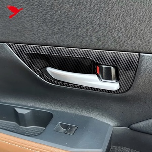 Accessoires de voiture pour Toyota Grand <span class=keywords><strong>Higlander</strong></span> 2024-2026, garniture de poignée de porte intérieure, couvercle de poignée de porte, ABS, 4 pièces - Product Image 2