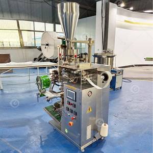 Máquina automática pequeña para llenar bolsas de filtro Fuso con hierbas, de llenado interno y externo, para hojas de té, con hilo y etiqueta - Product Image 2