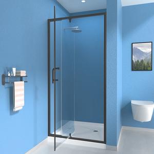 IShower clôture de douche pivotante à fermeture douce salle de bain porte de douche pliante réversible - Product Image 2