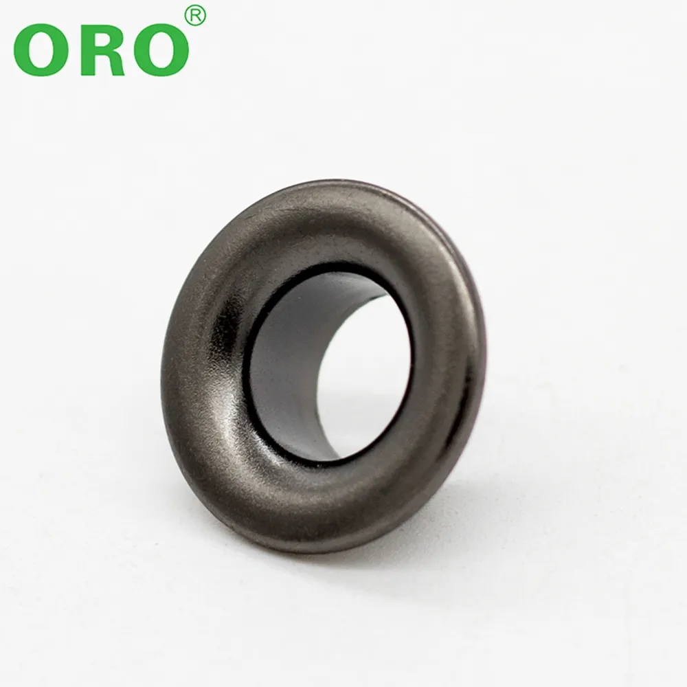 Gunmetal Màu Vòng Shape Brass Kim Loại Grommets Dây Giày Với Claw