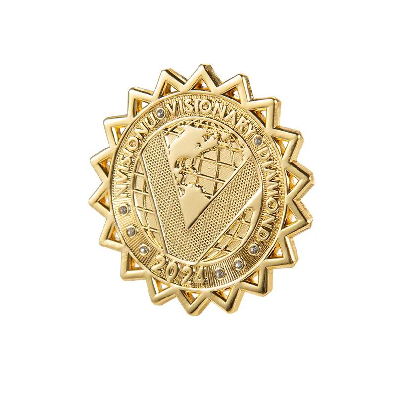 علامة معدنية كلاسيكية من الشركة المصنعة تحمل اسم المجموعة دبوس بروش بدلة رجالي مصنوع من المعدن المطلي دبوس منح الجائزة شارة عضوية للحفر