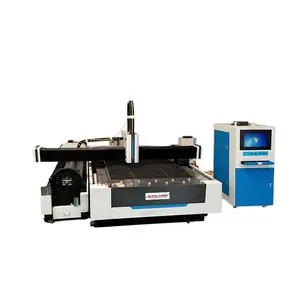 Metal plaka ve tüp çift kullanımlı makine için üretici 1kw 2kw CNC Fiber lazer kesim makinesi