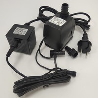 Pompe à eau submersible certifiée GS 25W ABS basse pression 1500L/H pour fontaine de jardin 12V