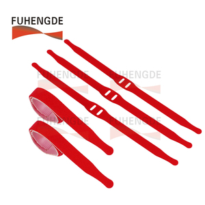 Sangles de gestion de câbles adhésives dos à dos adhésives simples faces de forme spéciale personnalisées Organisation de la reliure d'usine de stockage de câbles de données - Product Image 4