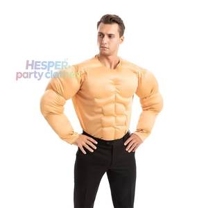 Costumes de scène pour adultes HP Fun Sexy Eight Pack Abs Fitness Muscle Suits Male Parody Carnival Parties Cosplay Stage Costumes for Adults Halloween Holiday - Product Image 1