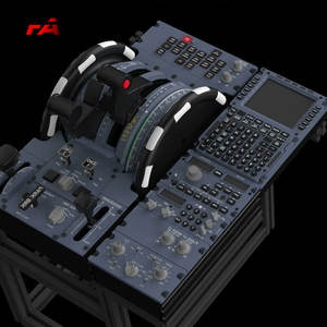 Simulador de Vuelo de Alta Calidad, Máquina de Entretenimiento con Cabina de Simulación, Plan General de Configuración del Panel de Control de Empuje - Product Image 4