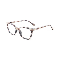 Gafas Unisex de Acetato de Color Sólido, Montura de Ojo de Gato, Estilo Retro, Duraderas, Ópticas, Vintage, Transparentes, con Prescripción