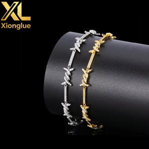 Hip Hop 2.5mm Zircon <b>Bracelet</b> Men Tennis Dainty Fine Chain Link <b>Bracelets</b> Women Designer Fashion Charm <b>Bracelets</b> Wholesale - Product Image 6