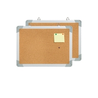 Petit tableau blanc suspendu d'usine OEM, tableau d'affichage en liège, cadre en aluminium, épingle à mémo pour bureau à domicile, tableau de planification, bois