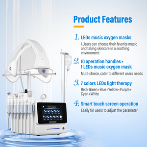 Nueva Máquina Facial Portátil Multivoltaje 11 en 1 para Terapia de Oxígeno O2, Oxigenación, Peeling Facial con Chorro de Oxígeno, Hidra Beauty, Fabricada en China - Product Image 5