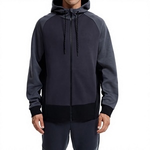 Ensemble de jogging pour homme avec capuche et fermeture éclair, sweat-shirt à fermeture éclair intégrale, pantalon de jogging, vêtements de sport d'hiver - Product Image 4