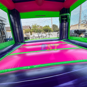Lâu Đài nhảy trái tim màu hồng cho trẻ em người lớn thương mại Nhà nảy thương mại lâu đài bouncy bên nhảy cho thuê - Product Image 4