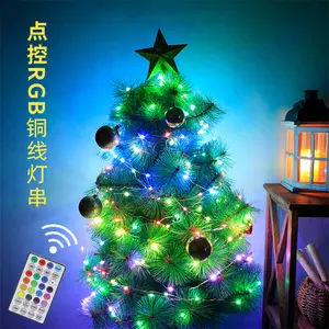 Weihnachten führte Lichterkette 5v neues Produkt 5 m 10m mit Tuya Wifi-Steuerung 50led 100led rgbic Traum farbe Fabrik preis IP65 Musik