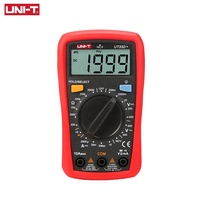 Multimètre Numérique UNI-T UT33A+ UT33B+ UT33C+ UT33D+ à Gamme Automatique, Taille Paume, Voltmètre Ampèremètre AC DC Testeur de Résistance Capacité