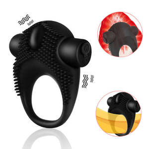 Vibromasseur Pénis Cock Ring Homme Retarder L'éjaculation Sex Toys Hommes Couple Anneaux <span class=keywords><strong>Penisring</strong></span> Jouets Adultes 18 - Product Image 2