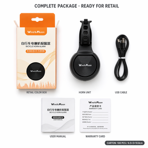 Sonnette <span class=keywords><strong>de</strong></span> vélo électrique OEM 250 mAh, <span class=keywords><strong>365</strong></span> <span class=keywords><strong>jours</strong></span> d'autonomie, 4 sons, <span class=keywords><strong>3</strong></span> niveaux <span class=keywords><strong>de</strong></span> volume, rechargeable par Type-C, klaxon <span class=keywords><strong>de</strong></span> vélo électrique 130 dB - Product Image 6