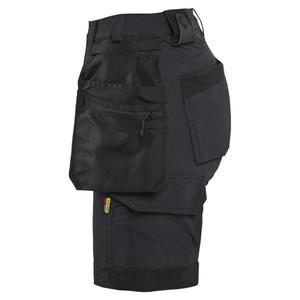 BLAKLADER - 712416459900C52 Pantalones cortos artesanos para mujer 4 vías stretch Black - EAN 7330509922736 PANTALONES DE TRABAJO PANTALONES CORTOS DE TRABAJO - Product Image 3