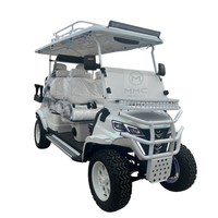 Voiture de golf électrique personnalisée en usine, 72V, 6, 8 ou 10 places, avec panneau solaire, 30-50 km/h, 90 km
