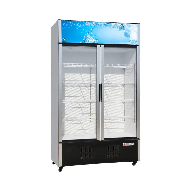 Frigo personalizzato minimarket commerciale Bar congelatore con bevande al vino refrigerato vetrina refrigerata