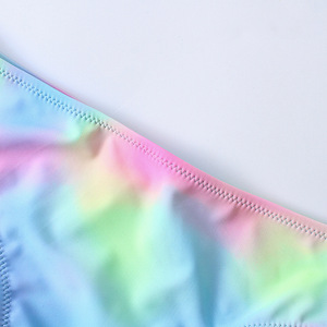 Quality Children <strong>Girls</strong> Split Swimwear 2 Pieces Kids Beach Wear Tie-dye Printed <strong>Bikini</strong> Set for <strong>Girls</strong> 7-14 <strong>Years</strong> <strong>Old</strong> - Product Image 5
