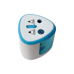 Sacapuntas eléctrico de doble orificio de nuevo diseño de alta calidad Sacapuntas mecánico automático para niños - Product Image 3