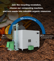 Broyeur de déchets alimentaires commercial 500 kg en acier inoxydable avec moteur 3 CV et technologie silencieuse – Machine de traitement des déchets et de compostage