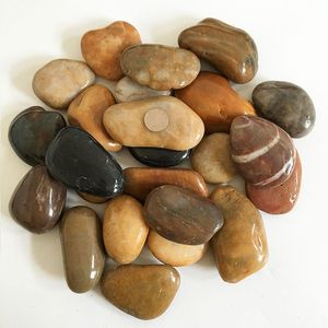 River Rocks Decorative Ornamental Pebbles Garden Landscaping Stones Gravel <b>Filler</b> for Home Decoration Cobblestone for Diy Crafts - Product Image 2