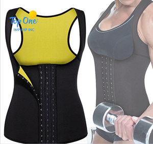 Corsé moldeador de cintura con pecho de neopreno con logotipo personalizado para mujer, chaleco para el sudor, moldeador de cuerpo - Product Image 4